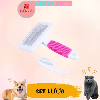 Bộ bàn chải lông và lược chải lông - Lược 006