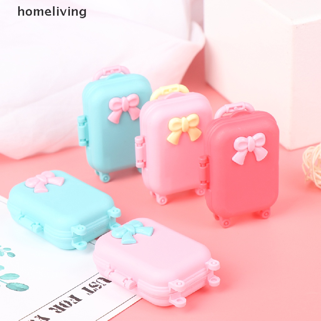 Set 5 Mô Hình Va Li Mini Trang Trí Nhà Búp Bê