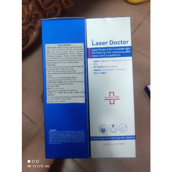 Laser Doctor 500ml - Lotion Cấp Ẩm Chuyên Sâu, Phục Hồi Và Tái Tạo Da