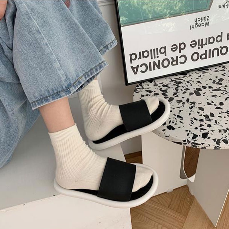 Dép Đi Trong Nhà Chống Trượt Thời Trang Hàn Quốc Mới Cho Cặp Đôi