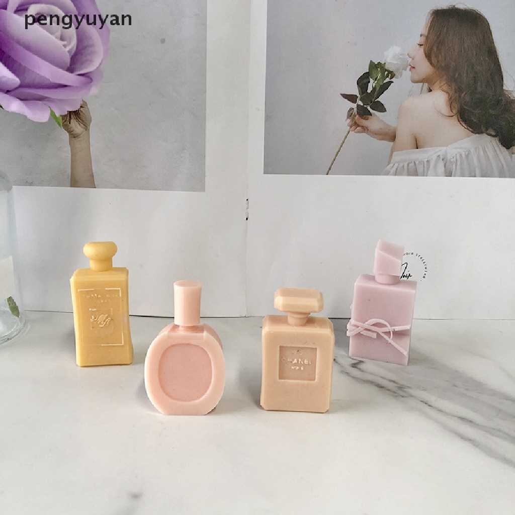 Khuôn Silicone Tạo Hình Chai Nước Hoa Làm Xà Phòng DIY