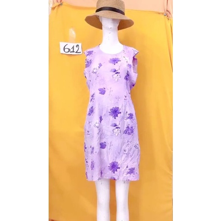 đầm voan hoa 1 lớp. S612