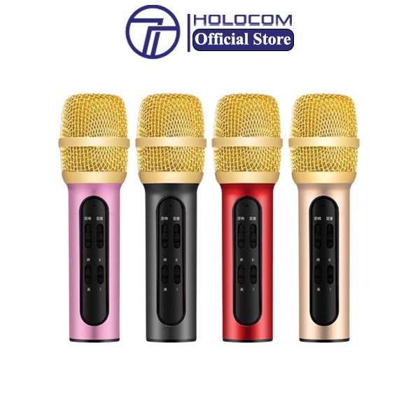 Micro Livestream Thu Âm HOLOCOM C7 C11 Pro- Hát Karaoke Livestream 3 in 1 Chất Lượng Đỉnh Cao