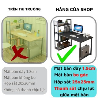 Bàn làm việc và học tập kích thước 1,2m 1m khung thép sơn tĩnh điện chịu lực cao, chắc chắn