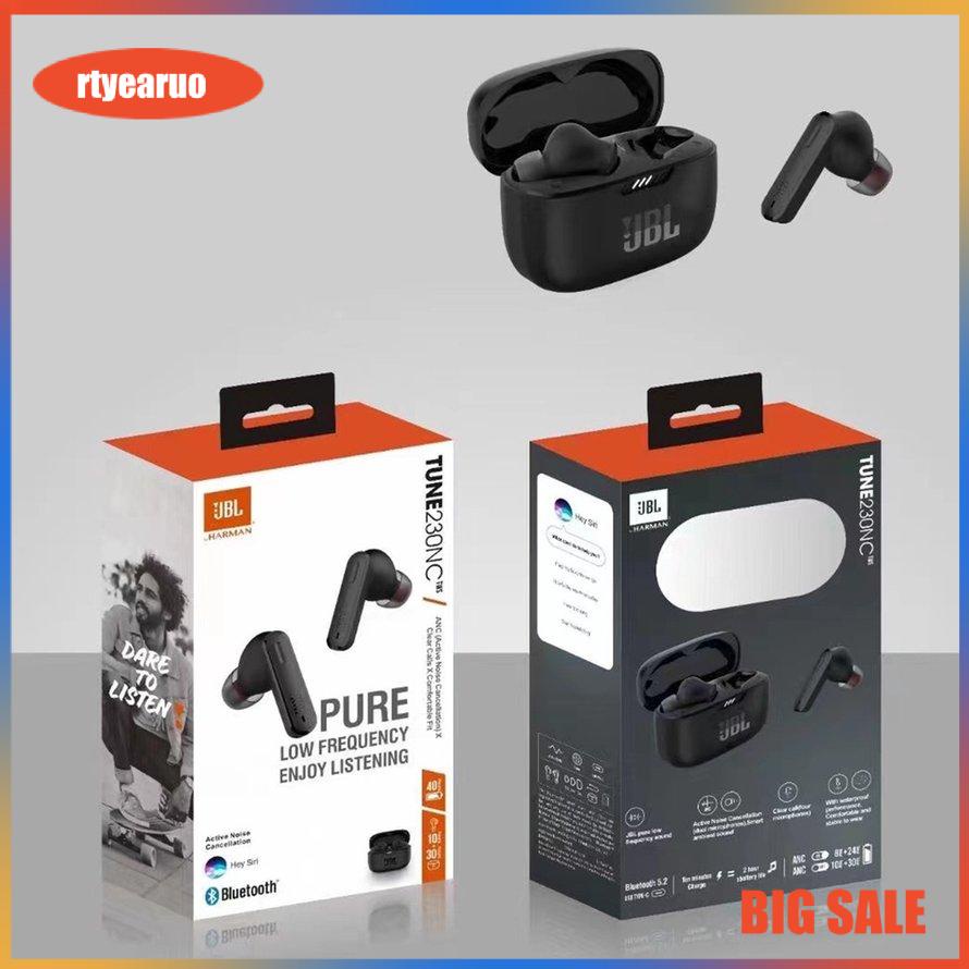 T230NC Earphone Wireless Tune Noise Canceling Smart Sports Earphones