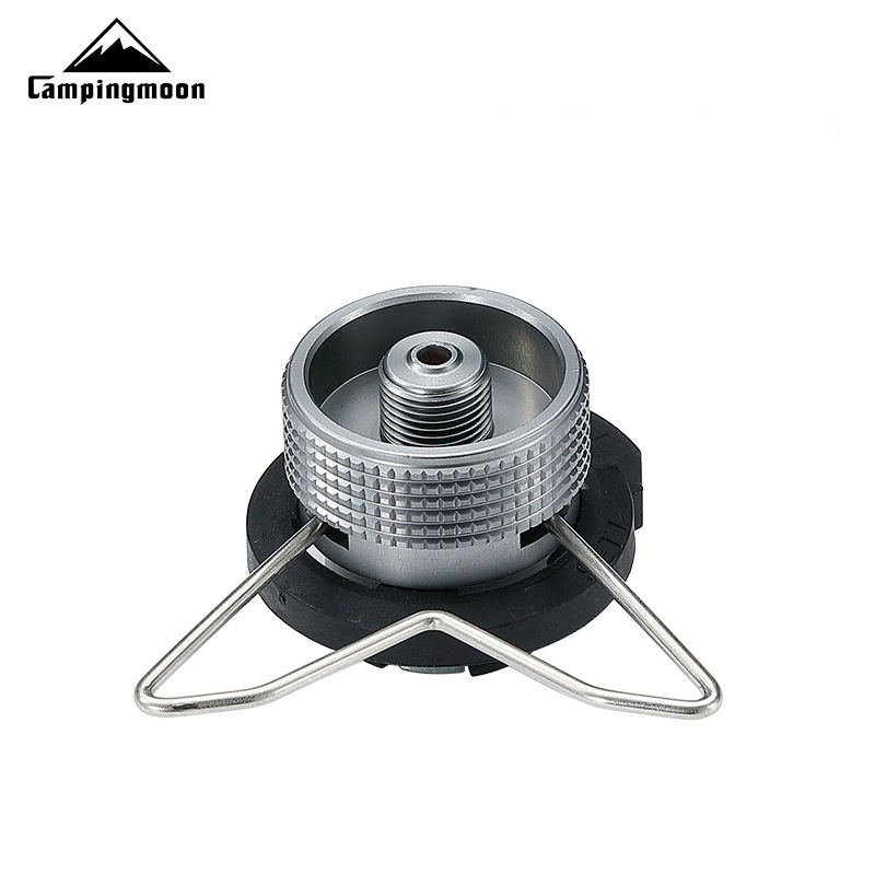 Đầu chuyển đổi Adapter Campingmoon Z10 có giá đỡ bình ga nối bếp gas dã ngoại với bình ga mini dài thông thường