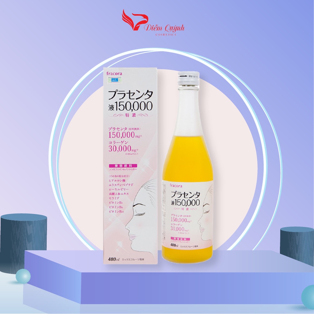 Collagen nhau thai heo fracora 150000mg, nước uống đẹp da chống lão hóa Nhật Bản