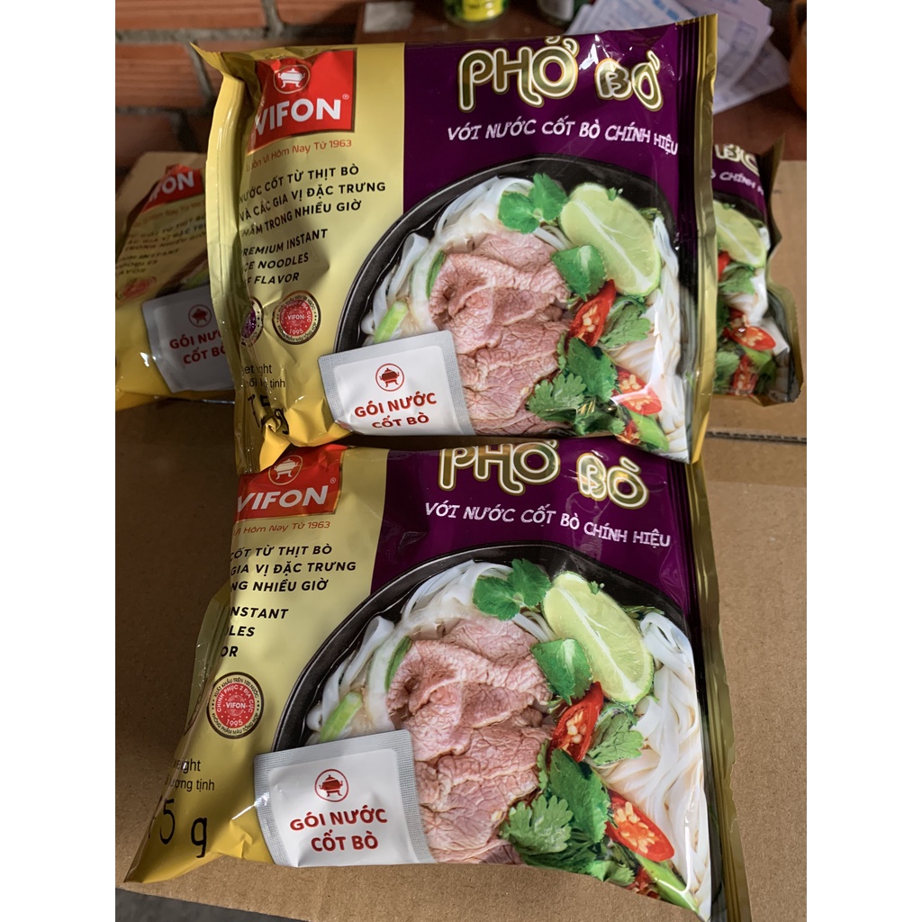 Phở bò Vifon 75g x 24 gói