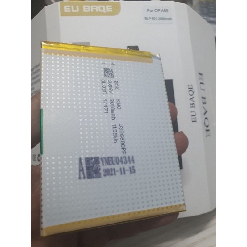 Pin op po f1s BLP601 2980mAh EU BAQE,pin zin bao test
