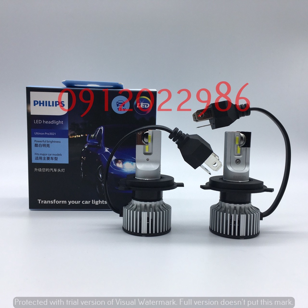 Bóng đèn pha LED Ultinon Pro3021 Philips (Gen 3)