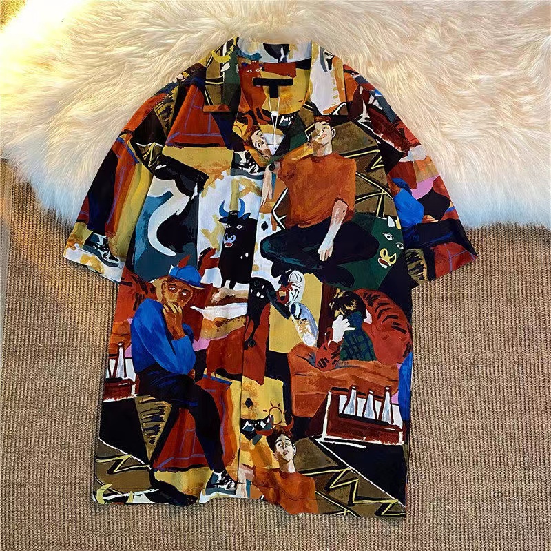 Áo Sơ Mi Chiffon Tay Lửng In Họa Tiết Thời Trang Mùa Hè Dành Cho Nữ