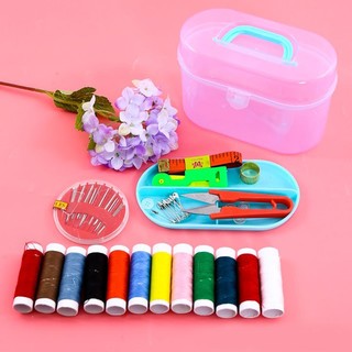 Hộp kim chỉ 55 chi tiết, Bộ kim chỉ may vá gia đình đa năng rất tiện dụng nhiều món
