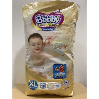 1 GÓI Tã Quần Bobby Extra Soft Dry M60/L52 /XL46/XXL46 MIẾNG