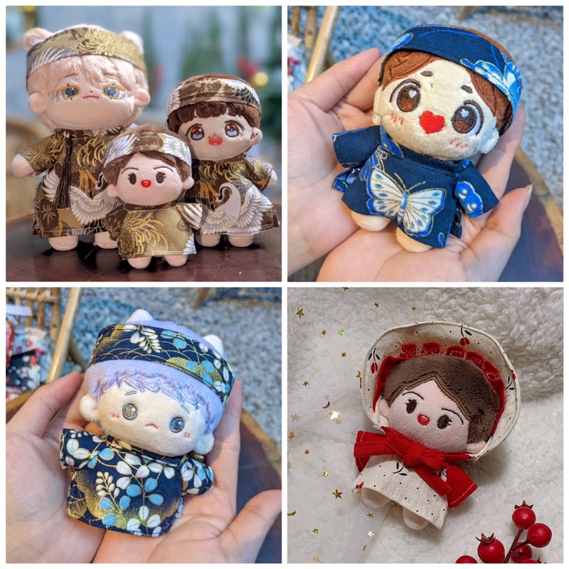 Áo dài cho doll 10cm