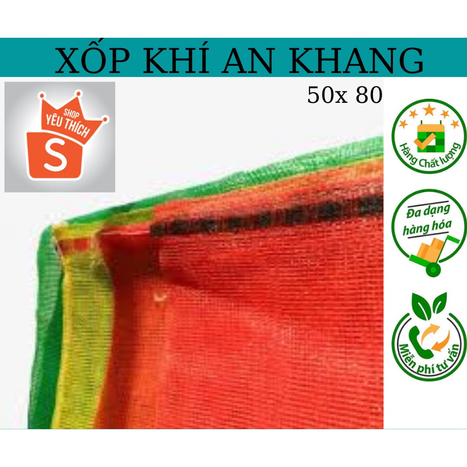 Túi lưới nhựa đựng bưởi, trái cây,hành tỏi 10 chiếc 50x 80cm