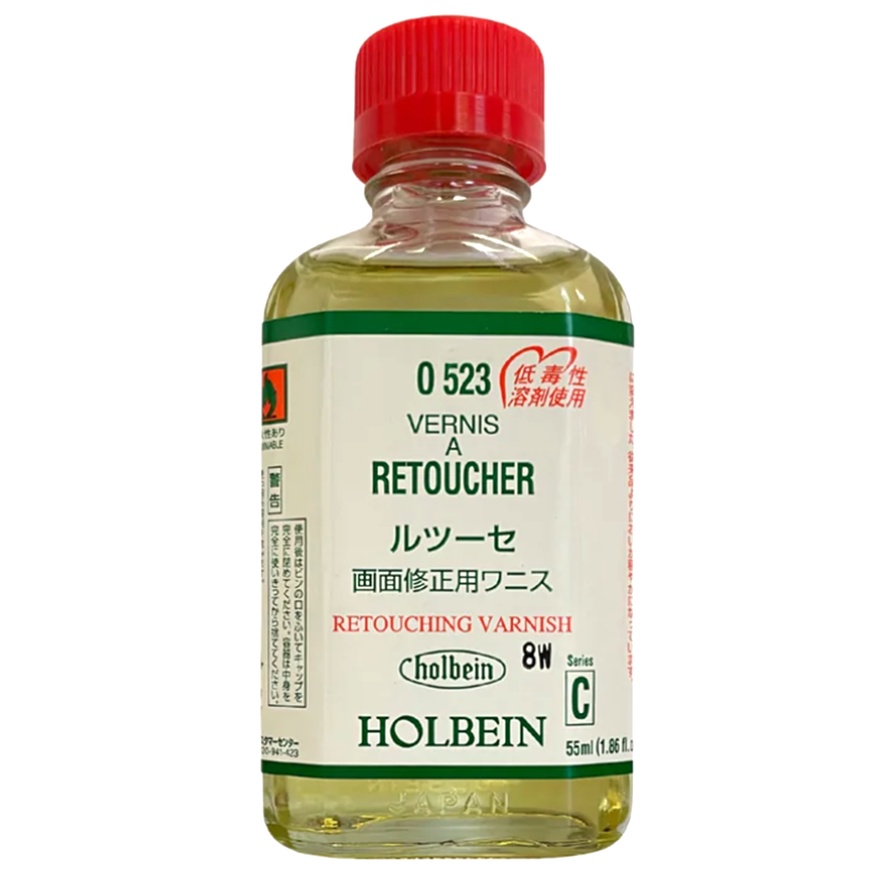 Véc-ni tạm pha sơn dầu Holbein Retouching Varnish O523 Series C chai 55ml