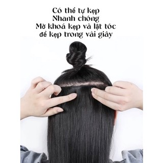 Kẹp phím tóc giả nữ dạng thẳng( tóc tự nối tại nhà )