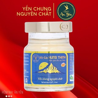 Yến chưng đường phèn nguyên chất 100% - yến chưng sẵn hưng thịnh