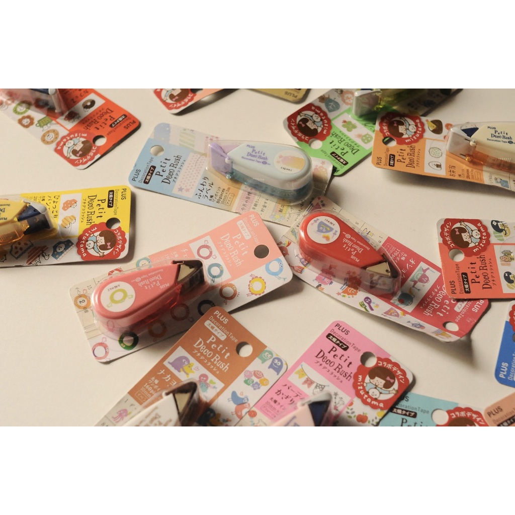 Băng dán trang trí PLUS Petit Deco Rush nhiều màu Art Therapy