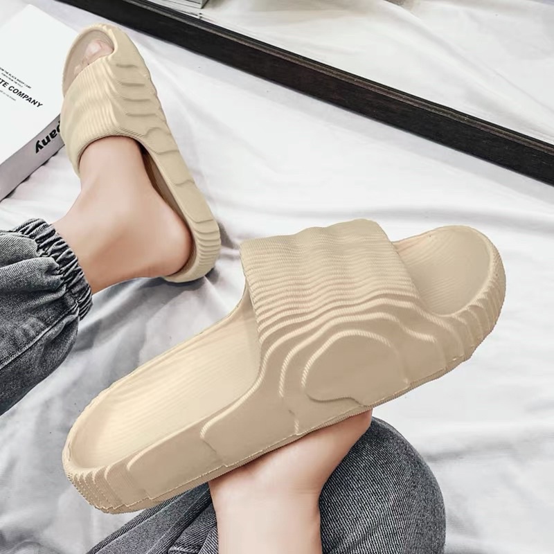 Dép quai ngang nam nữ vân gỗ siêu nhẹ chống nước cực bền - DL177
