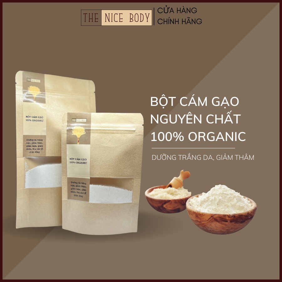 Combo 3 Loại Bột Tẩy Tế Bào Chết, Bột Đậu Đỏ, Bột Cám Gạo, Bột Cà Phê Nguyên Chất, Hữu Cơ 100%