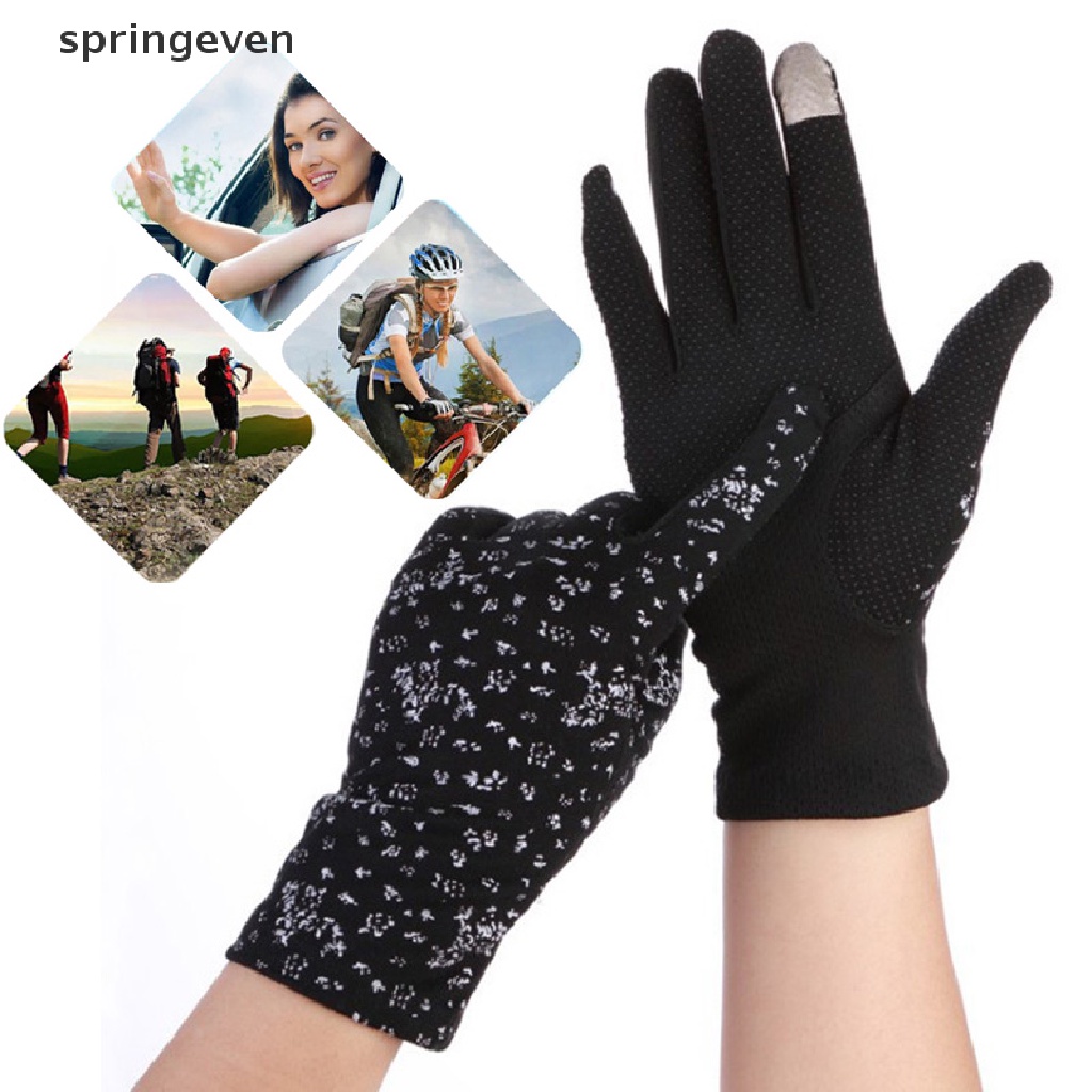 Găng Tay Lái Xe Chống Nắng / Tia UV Co Giãn Có Thể Chạm Màn Hình Cảm Ứng Thời Trang 20