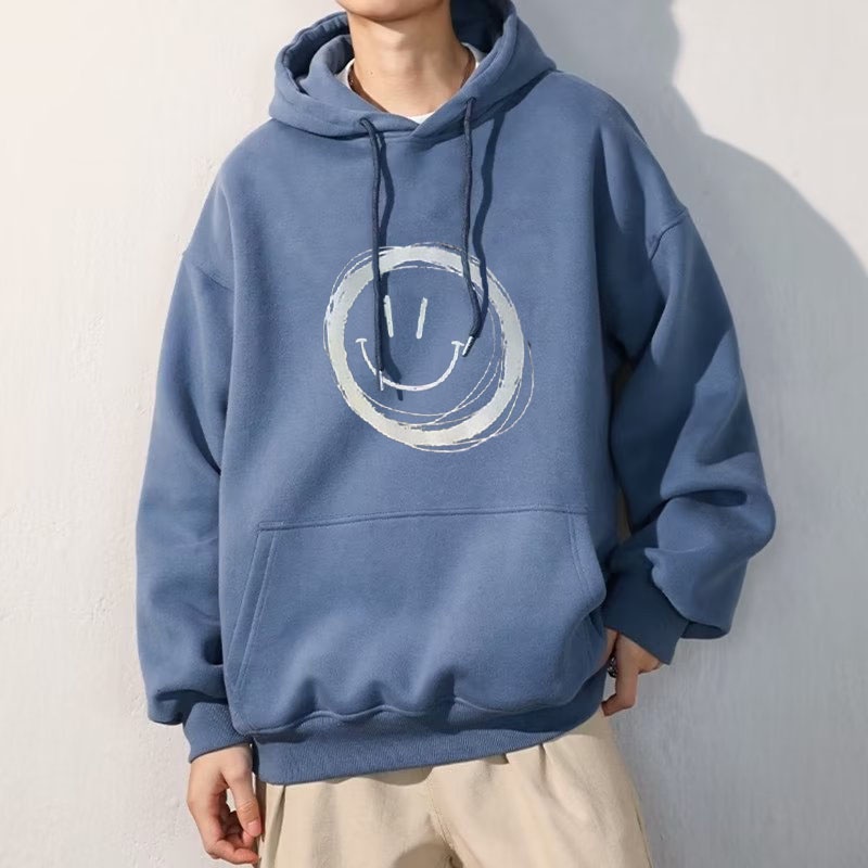 Áo hoodie Mùa Đông Phong Cách hip hop Đường Phố Hàn Quốc Cỡ Lớn M-8XL Cho Nam
