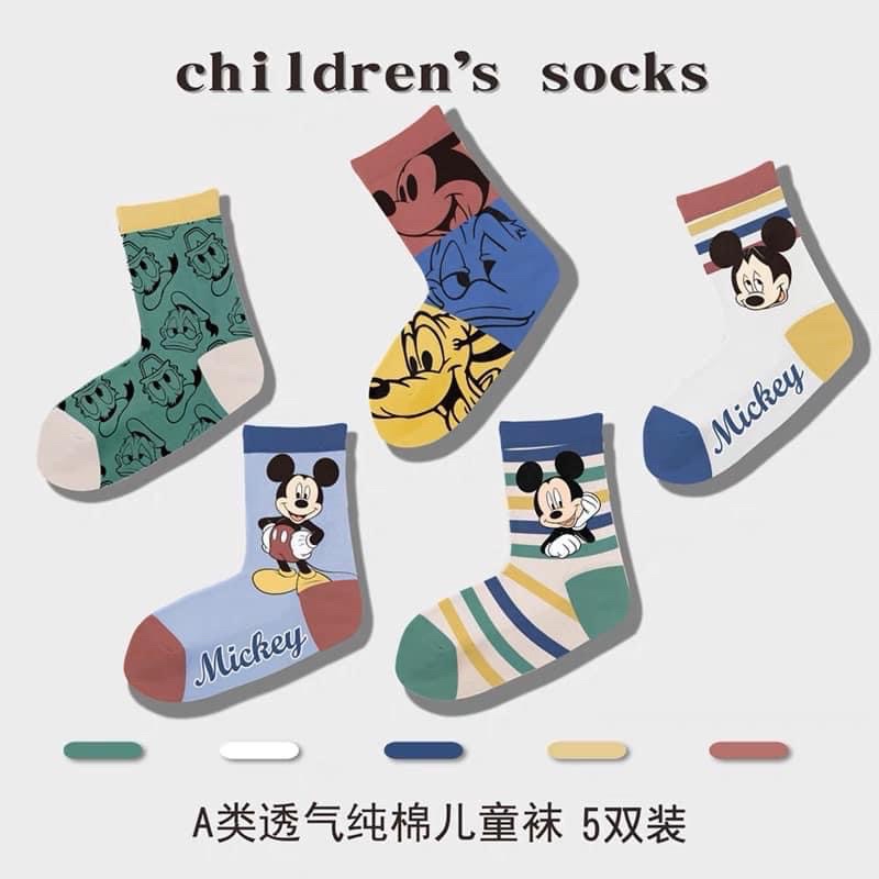 SET 10 ĐÔI TẤT MICKEY CHO BÉ