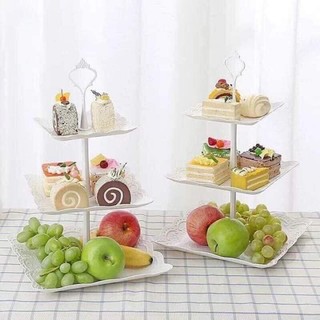 Khay đựng mứt 3 tầng