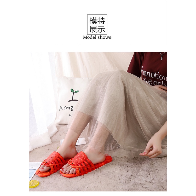 Dép Đi Biển Hình Tôm Hùm Vui Nhộn Thời Trang Cho Nam Và Nữ