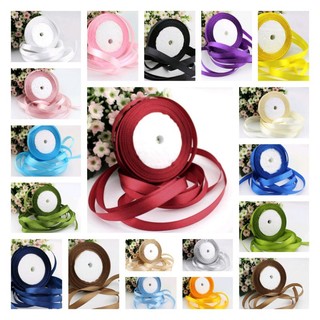 Hoả tốc Cuộn 10 mét ruy băng lụa thường 1cm chất mỏng