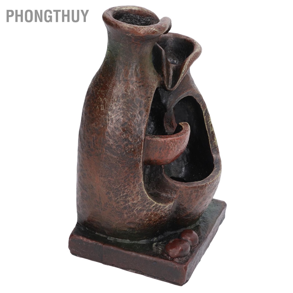Thác nước phong thuỷ -  Đài phun nước để bàn trang trí văn phòng tại nhà 5V