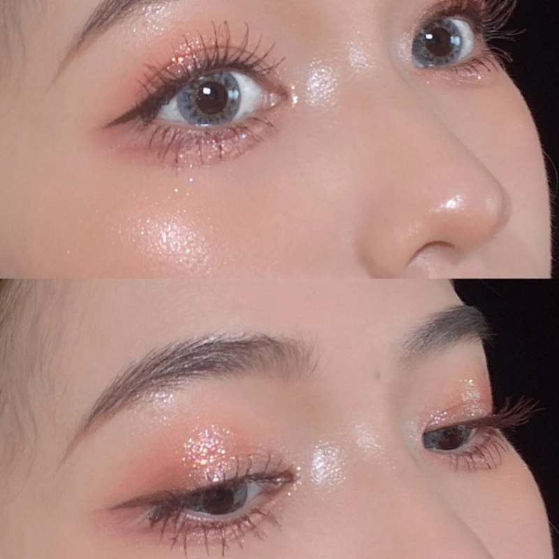 1 Cây Bút Kẻ Mắt Kiêm Phấn Bắt Sáng Lấp Lánh Chống Thấm Nước Làm Sáng Da