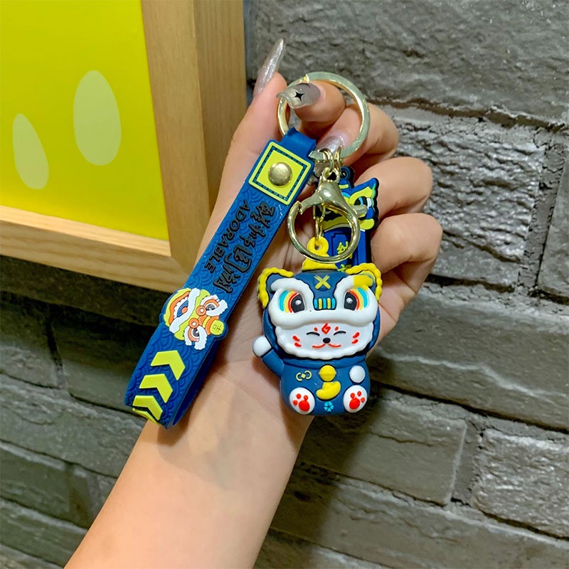 Móc Khóa Hình Sư Tử May Mắn Dễ Thương