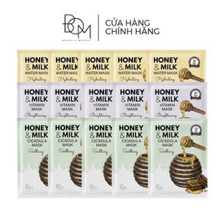 Combo 15 miếng mặt nạ bom honey & milk