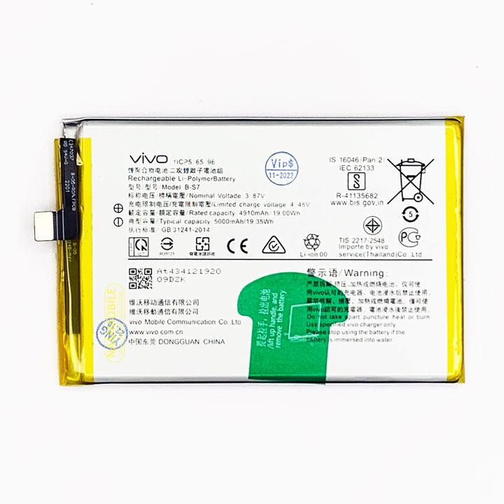 Pin Vivo Y15A, Y15S, Y01 B-S7 5000mAh Zin + Tặng Keo Dán Pin + FreeShip