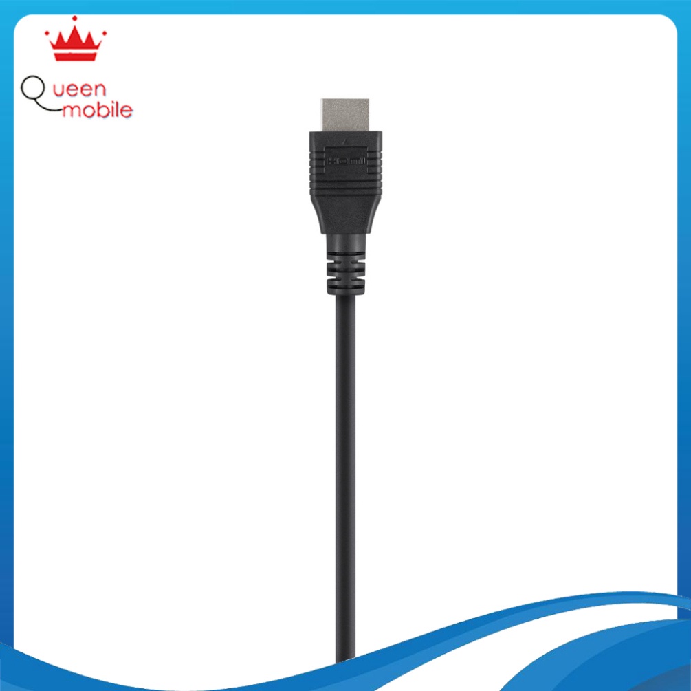 Cáp HDMI Belkin đầu Nikkel - sản phẩm chính hãng - BH hai năm thay đổi - F3Y020BT [Queen Mobile giá tốt]