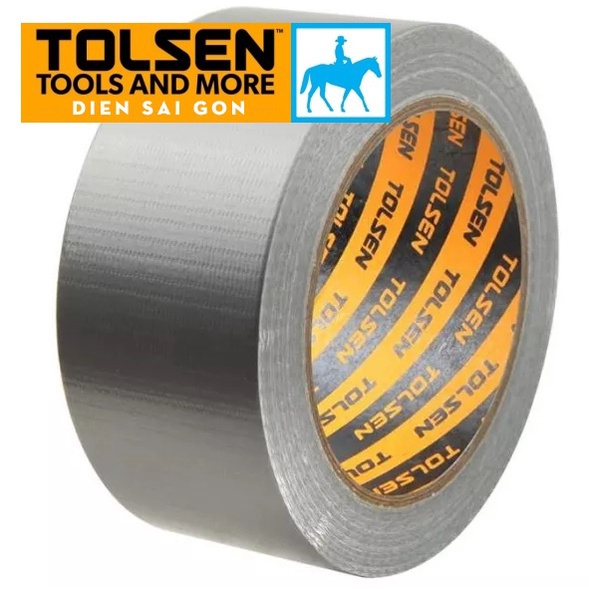 BĂNG KEO VẢI SIÊU DÍNH 48mm x 25m DUCT TAPE Tolsen 50281