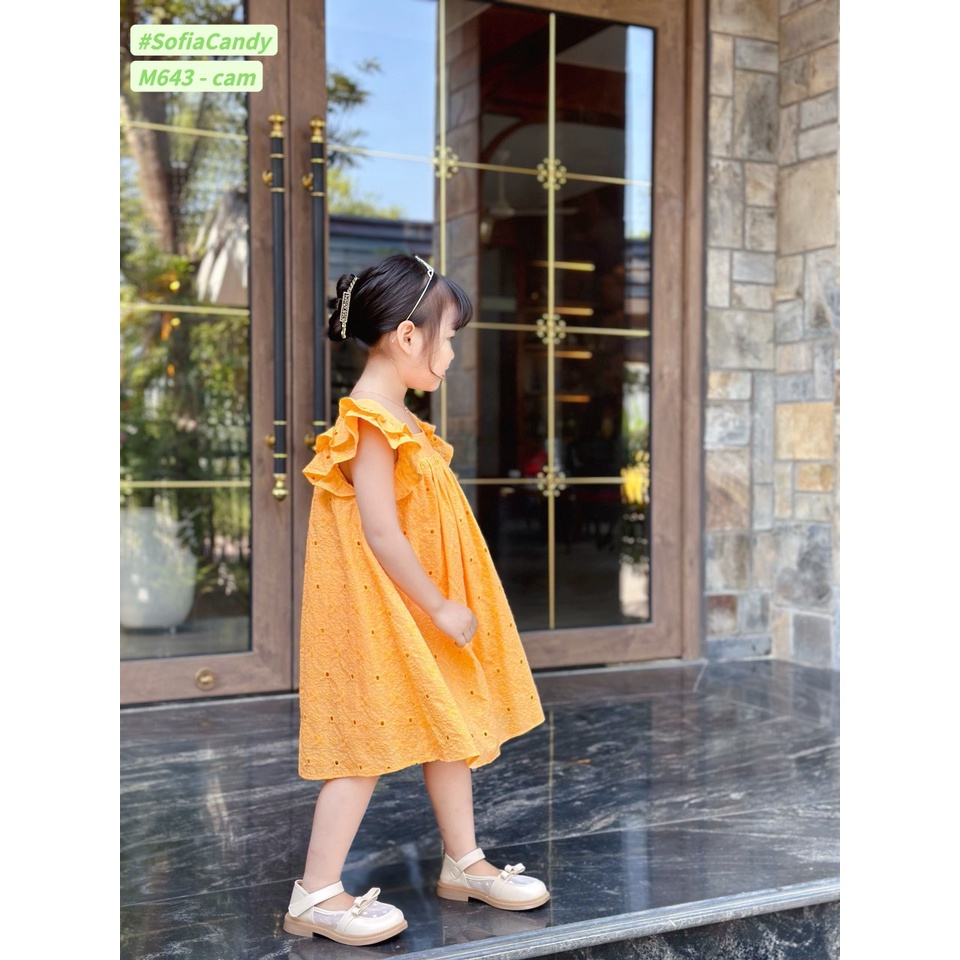ĐẦM THÊU CAM SOFIA CANDY
