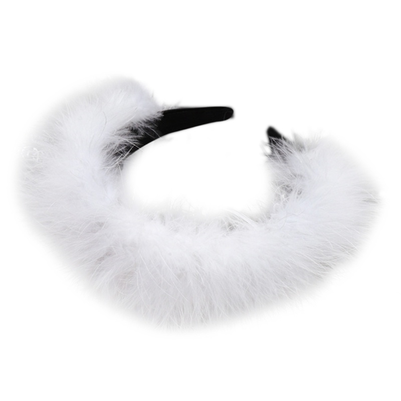 Băng Đô Nhung Lông Xù Dễ Thương Thời Trang