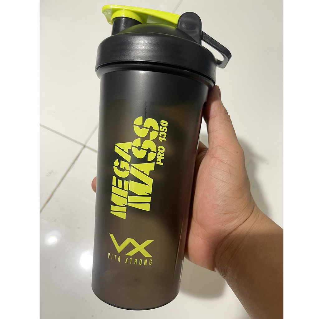 Bình lắc Shaker pha sữa cho người tập GYM - Bình nước thể thao Shaker - 600 ml - chính hãng