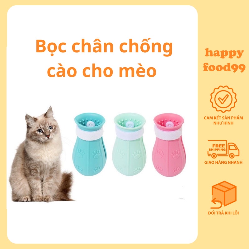 Bọc Chân Cho Chó Mèo Khi Tắm, Cắt Tỉa Lông(4 chiếc)