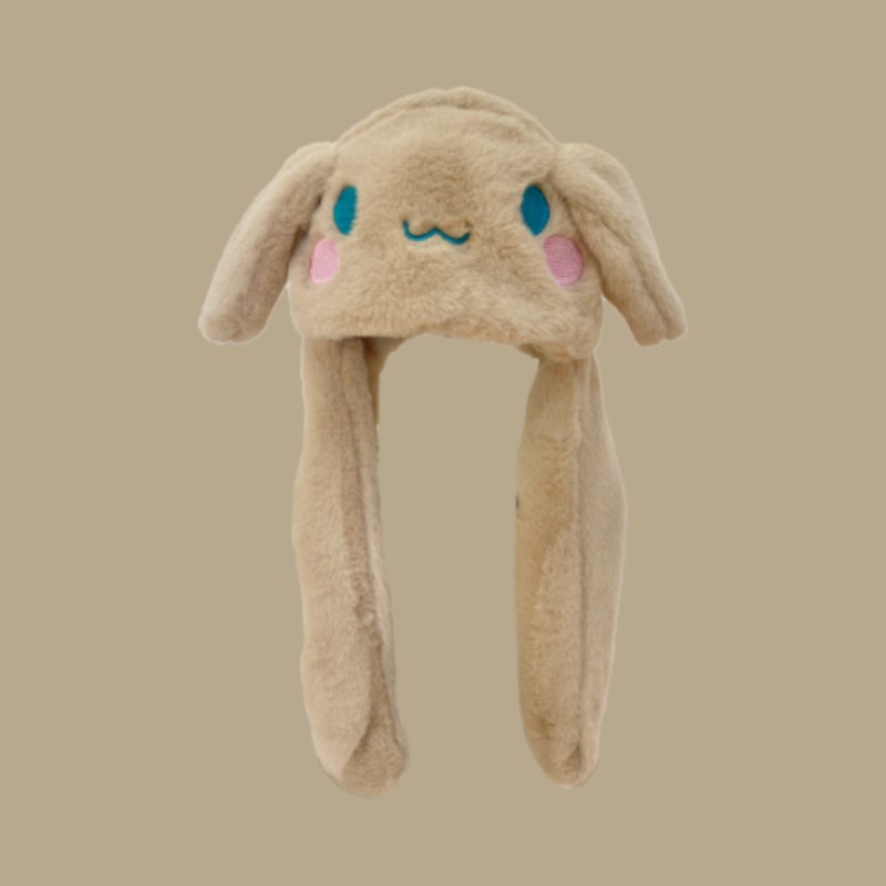 Mũ Tai Thỏ Nhồi Bông Thu Đông Và Khăn Choàng Cổ Dễ Thương Thu Đông