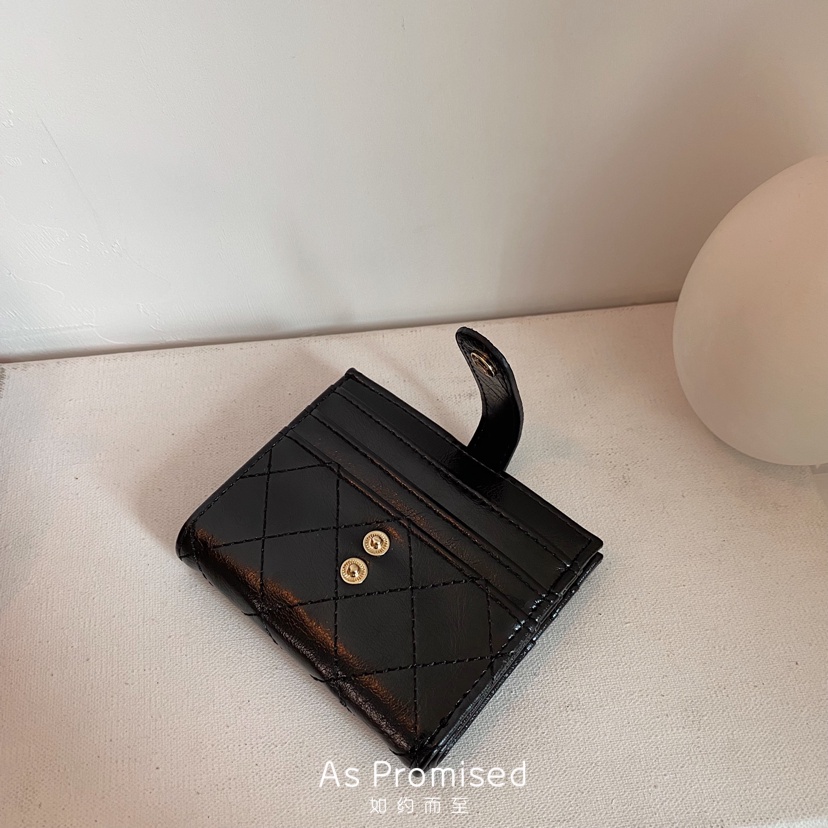 Ví đựng thẻ tiền 2 trong 1 mini Juny nữ da basic 22S