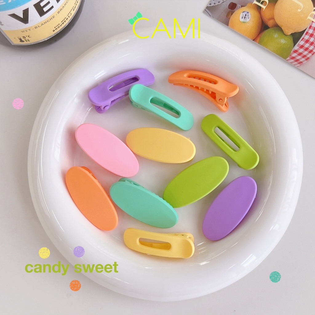 Kẹp mái răng cưa phong cách Hàn Quốc, đa dạng màu sắc, nổi bật, chất liệu nhựa bền, chắc chắn - Cami - CMPK314