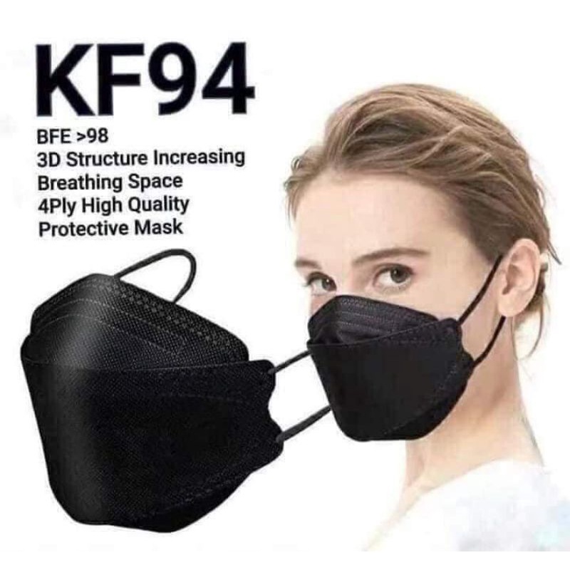 Combo 50c khẩu trang kf94 màu đen