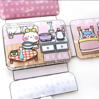 Squishy giấy bệnh viện của thỏ con