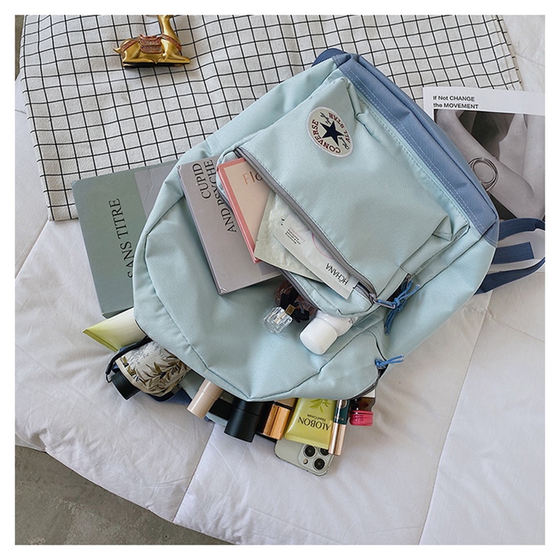 Converse5294 Unisex Student Backpack Student Men and Women Laptop Bag