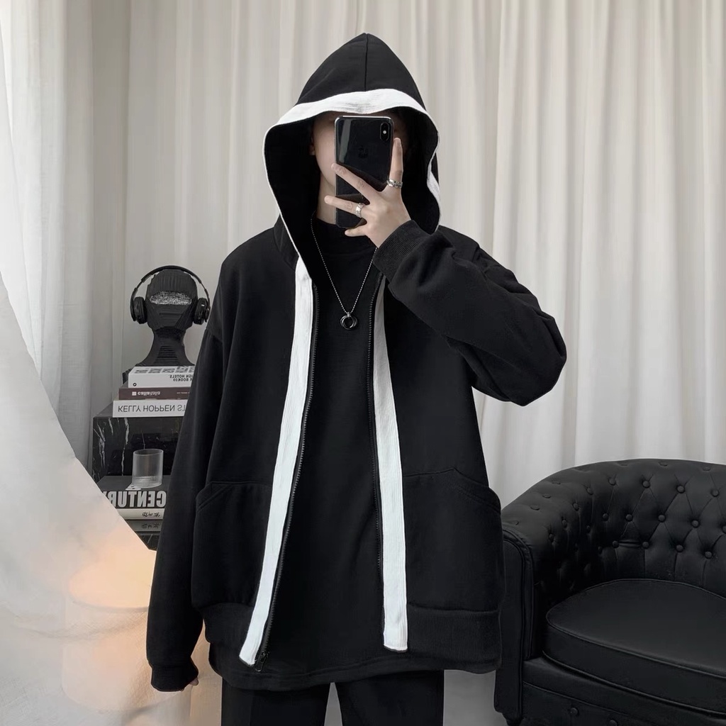 Áo khoác MEEC trắng unnisex nam nữ hàn quốc freesize <90kg