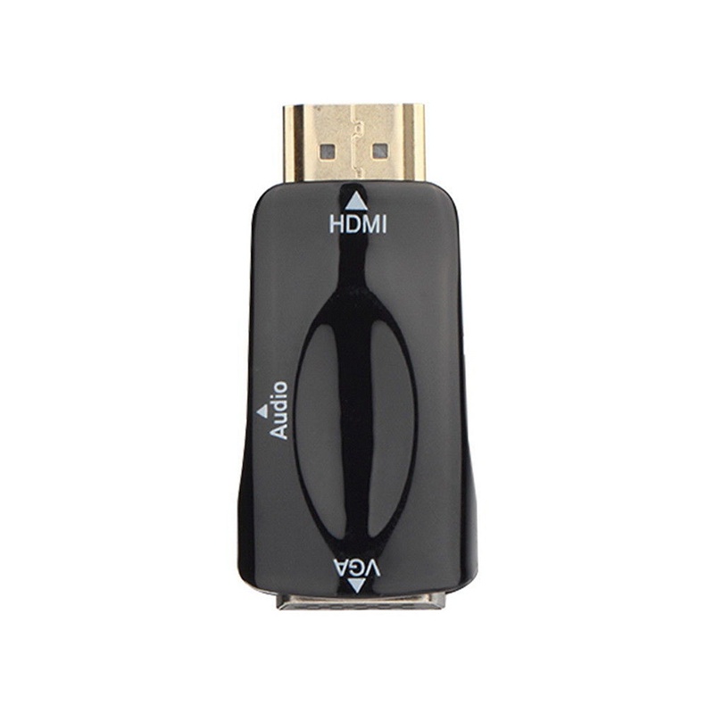 Cáp ChuyểN ĐổI Âm Thanh / video 1080p hdmi ĐầU CắM Sang Lỗ CắM vga 3.5mm - MàU Đen